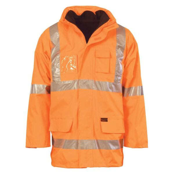 Hi Vis Cross Back D/N “6 in 1” Jacket Thumbnail