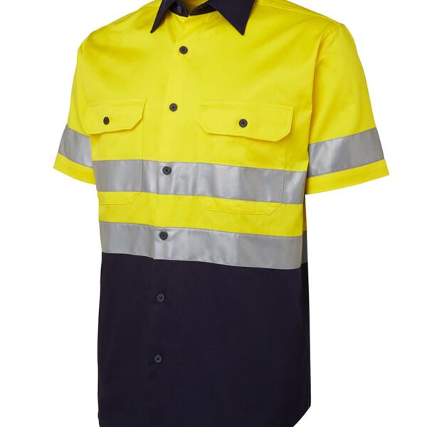 Mens Hi Vis (D+N) Short Sleeve 190G Shirt Thumbnail
