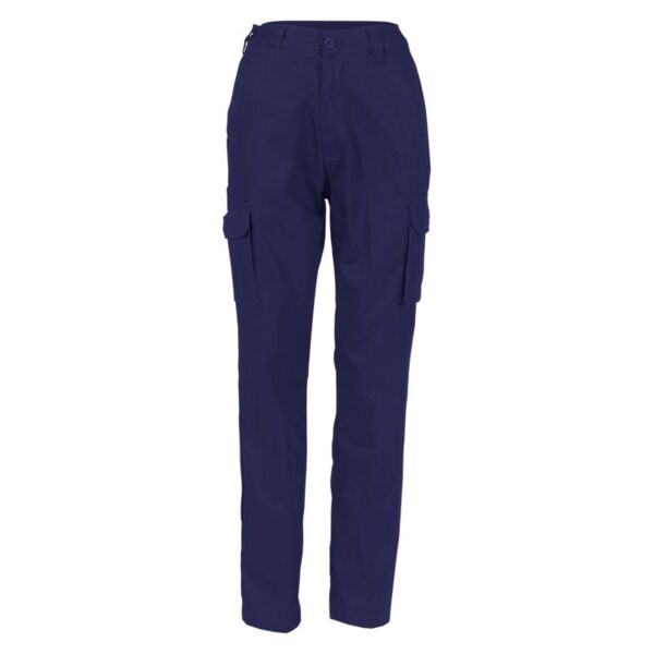 Womens Cotton Drill Cargo Pants Thumbnail